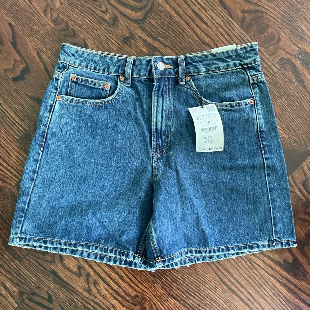 Zara Denim Jorts Shorts NWT